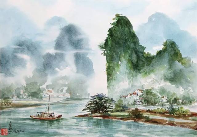 青岛百年水彩画作品展 回顾