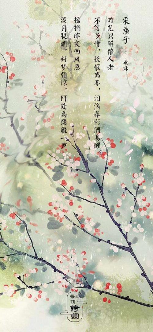 诗词赏析:采桑子·时光只解催人老