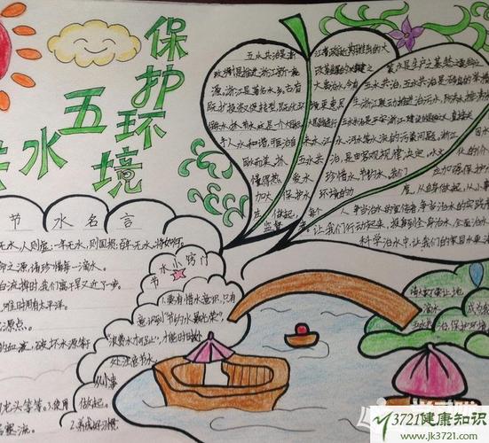 保护水手抄报图片_保护水手抄报内容