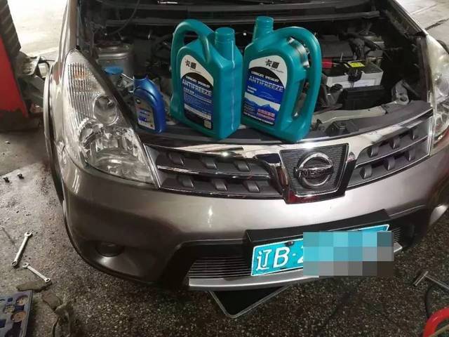 【11万骊威】更换刹车盘/片,防冻液(为车主安全意识点