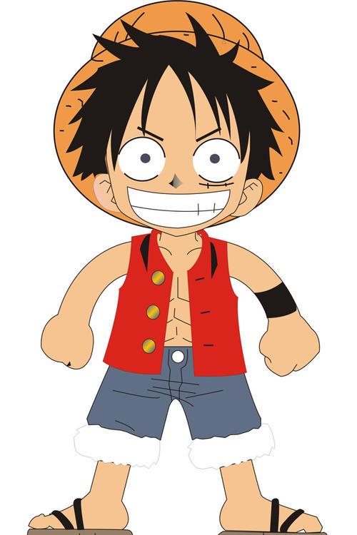 海贼王萌版动漫人物简笔画