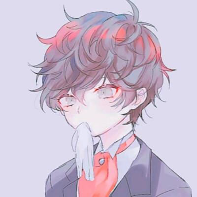 漫画 帅气 高清 模糊 男生 男头 酷拽 画师 壁纸 背景 动漫 清新