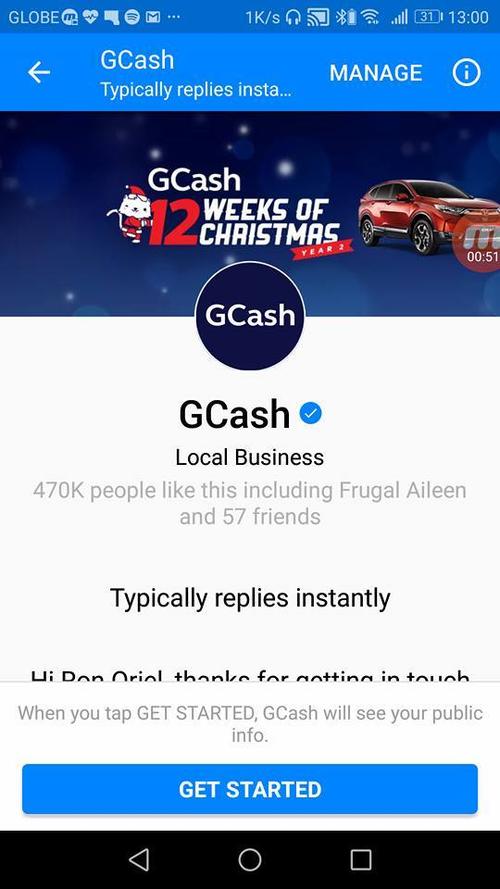 use gcash to buy load via fb messenger easily