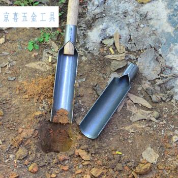 农用加厚挖坑洛阳铲取土器挖洞铲土铲探铲户外圆锹掏洞锹铲子抖音