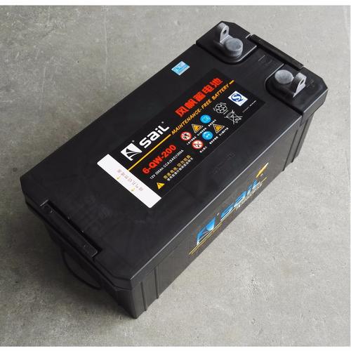 风帆6qw200蓄电池12v200ah蓄电池发电机电瓶免维护蓄电池船舶蓄电池