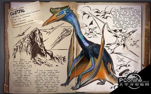 方舟生存进化空中运输机风神翼龙quetzal图鉴