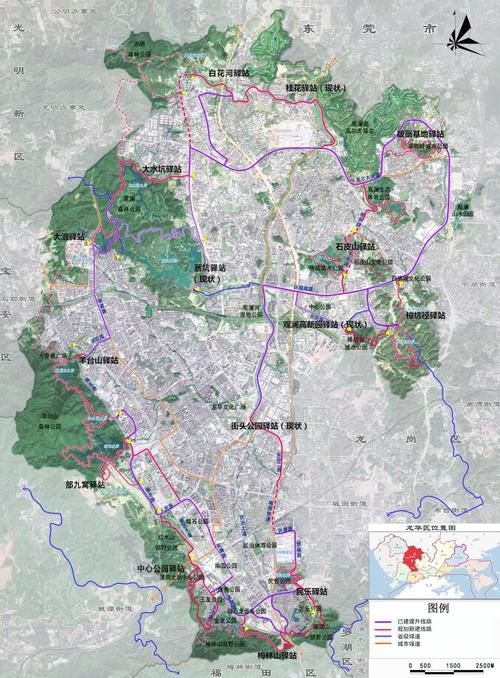 深圳市龙华区环城绿道建设规划