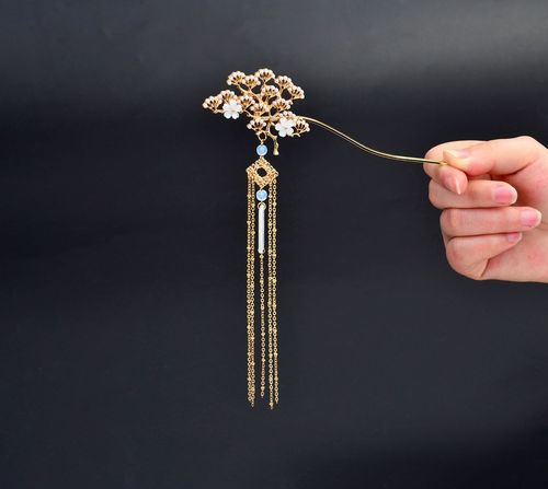 古风簪子汉服发饰流苏步摇发钗古装头饰发夹边夹表演现货批发