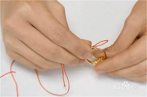 戒指怎么编红绳
