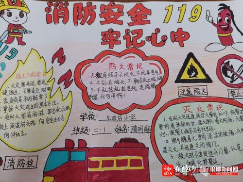 【校园动态】临沂十小九曲店举行消防安全手抄报比赛