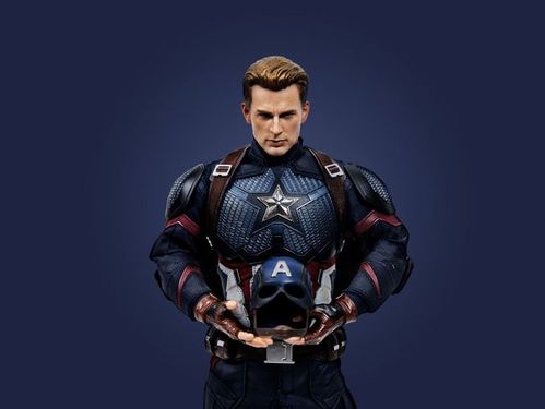 hottoys《复仇者联盟4》美国队长 1/6 可动人偶:历代最帅的锤队