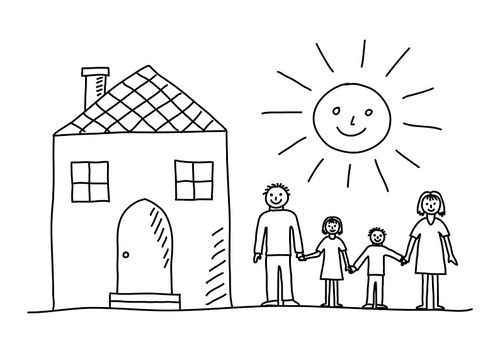 绘画_家庭_图片大全—全景创意图库(quanjing.com)