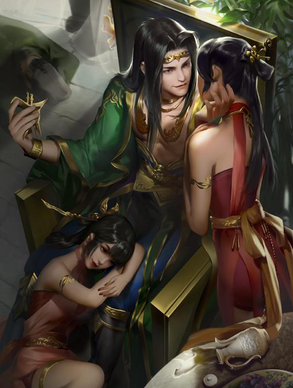 三国杀尺度最大的原画是他没有增加布料却去掉了灵魂