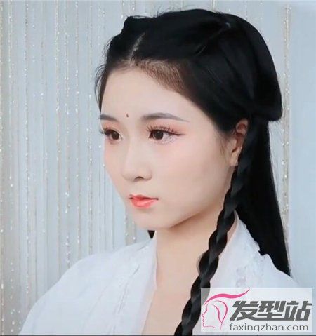 古代少女子发型梳法图解 古装发型变身仙气小姐姐