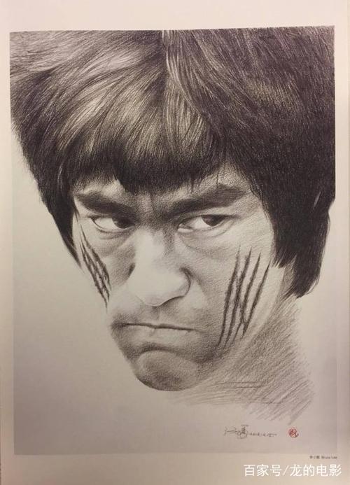 李小龙插画---香港电影海报大师阮大勇作品