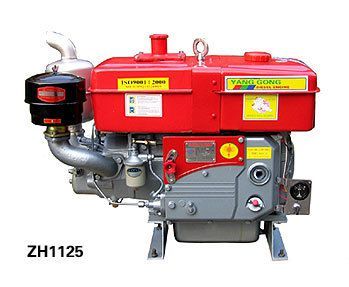 批发 江苏江淮动力zh1125单缸柴油机 小型便携柴油机