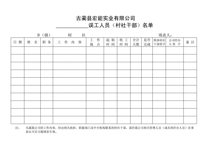 误工补贴法及表格.doc