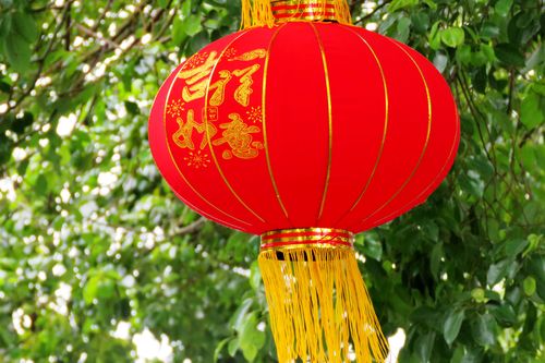 大红灯笼高高挂,张灯结彩迎新春