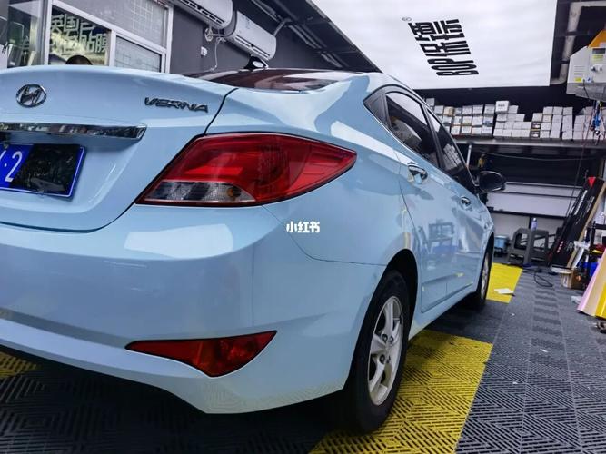 现代瑞纳改冰川蓝_冰川_极炫改色贴膜攻略_汽车_汽车