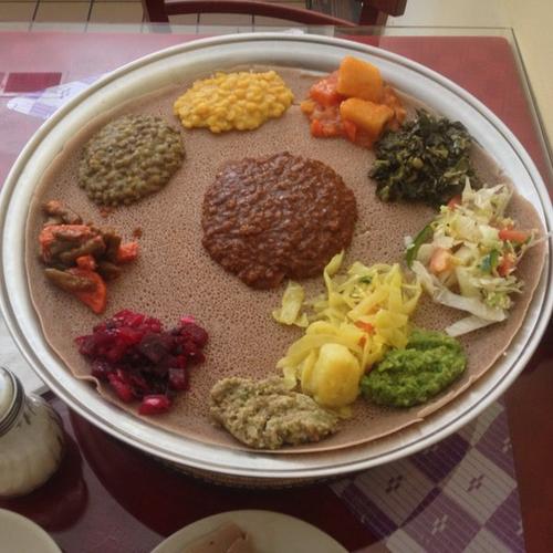 an authentic ethio02pian experience, but your pushiness will