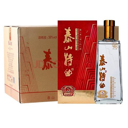 泰山白酒 泰山特曲5年38度小窖佳酿 纯粮食酿造 浓香型白酒 山东特产