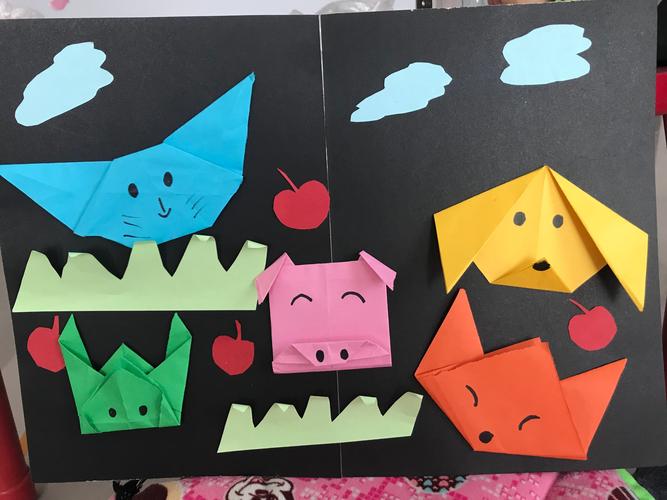 宝昌幼儿园 大班剪折纸社团《动物园》