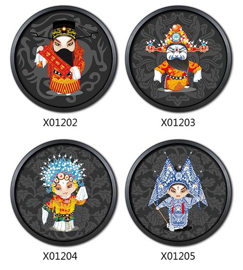 京剧戏曲花旦人物脸谱个性装饰画创意中式餐厅火锅店饭店包间墙壁