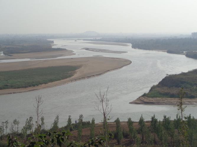 近距离看泾渭分明景观(国庆黄金周20161003)