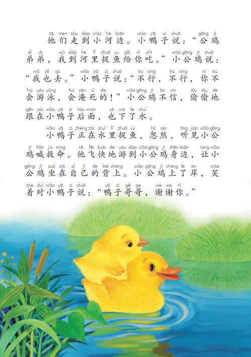 小公鸡和小鸭子