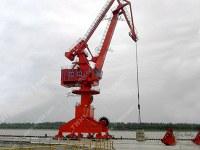 40t40m门机港口门座式抓斗起重机码头吊车