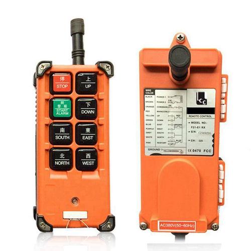 台湾新款禹鼎伟控f21-e1b天车工业无线遥控单梁行车起重机电葫芦