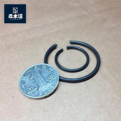 [幸福里五金] m125 m40 圆钢丝卡簧 发黑 钢丝挡圈 孔用 轴用 gb895.