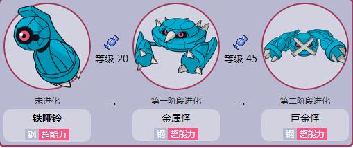 神奇宝贝铁哑铃进化长什么样图片