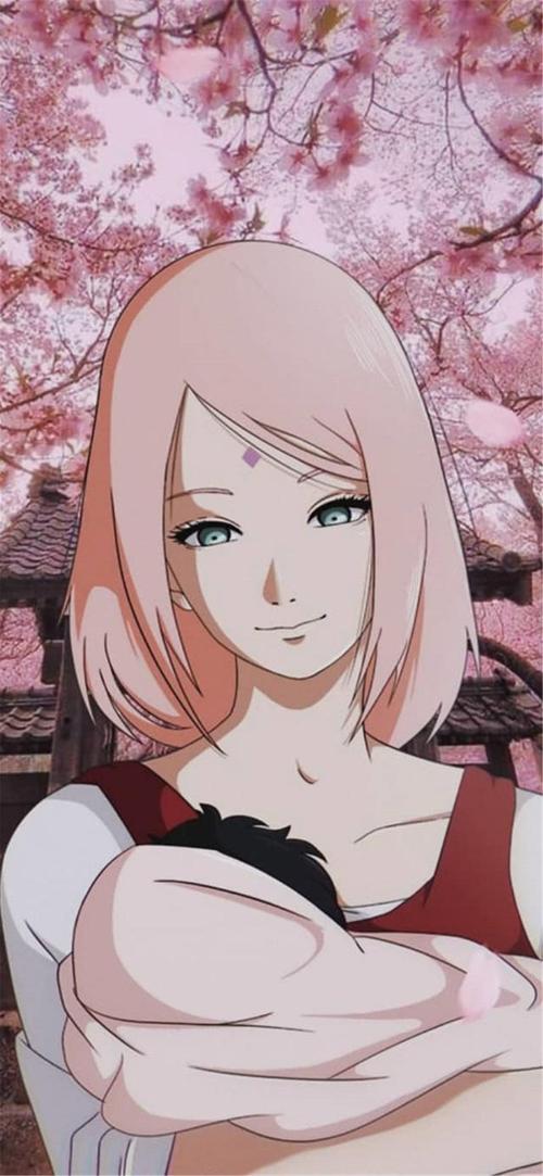 火影忍者高清无水印壁纸分享,小樱竟也有如此温柔的一面