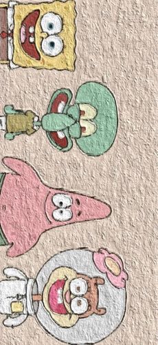 海绵宝宝油画系列