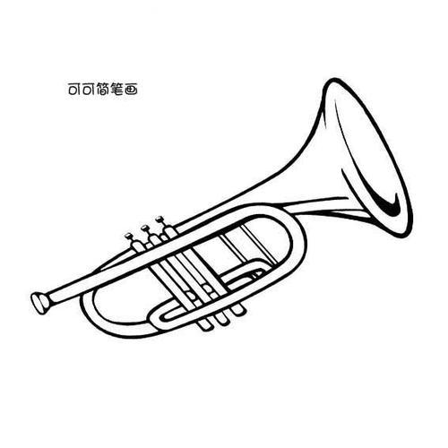 管乐器简笔画图片大全内容有首页  短号的简笔画步骤 短号是介于