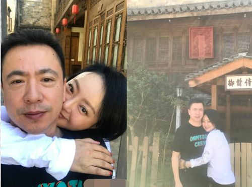 王中磊夫妇带儿子旅游秀恩爱,王晓蓉偎依在老公胸膛甜笑