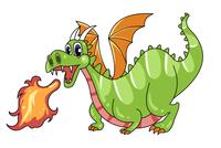 火龙简笔画图片大全