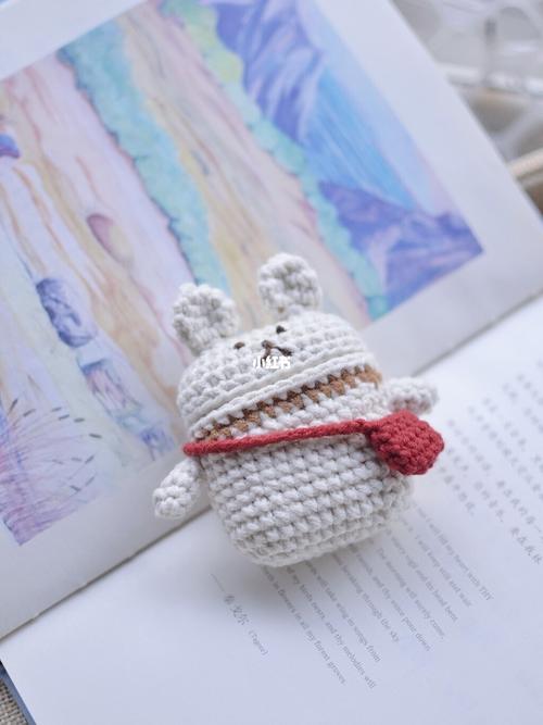 钩针# airpods蓝牙耳机套_蓝牙耳机_钩针编织_兴趣爱好_手工