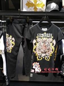 2018春夏ed hardy 潮牌专柜正品女士打底裤e12kbw117002