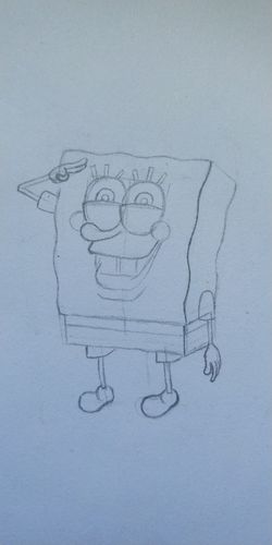 小芳画画|海绵宝宝