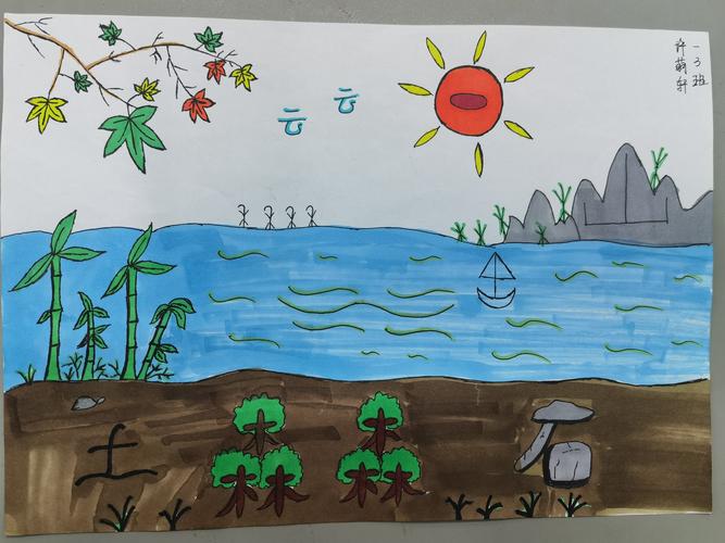 "——泗洪育才实验学校一年级象形字绘画作品展.