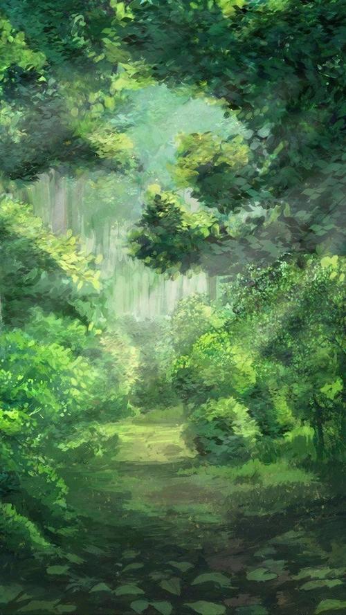 治愈系动漫场景插画,柔和大气的光影构图,呈现出令人