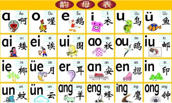 展开全部 单韵母6个:a ,o ,e, i, u, ü 复韵母8个:ai ,ei ,ui ,ao