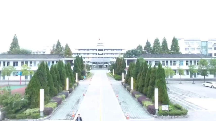 歙县二中航拍,从小长到大的地方,终于从高空俯看你了