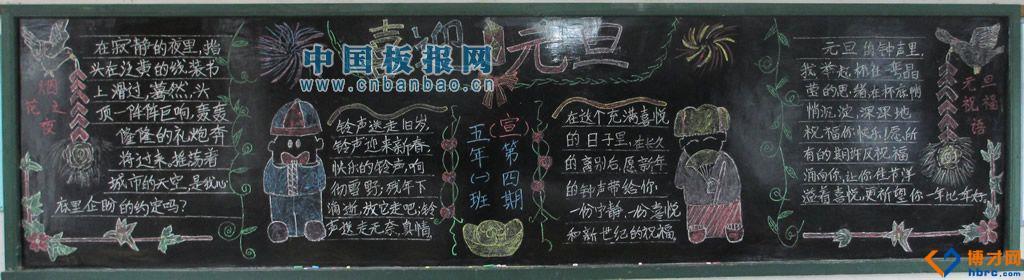迎元旦黑板报迎元旦黑板报图片素材