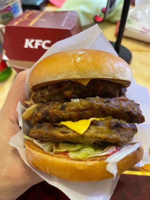 肯德基汁汁厚作安格斯牛肉汉堡