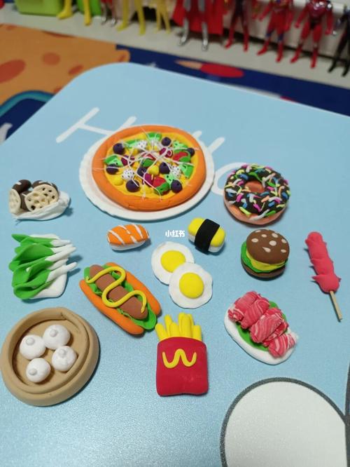 彩泥食物_彩泥_兴趣爱好_手工