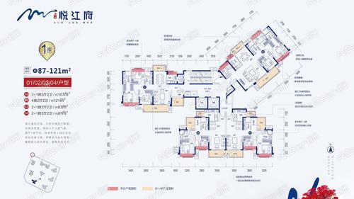 河源敏捷悦江府户型图
