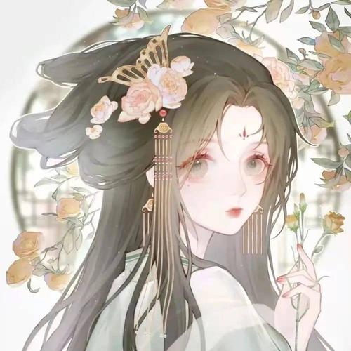 古风美女头像丨我心里有一簇迎着烈日而生的花比一切美酒都要芬芳